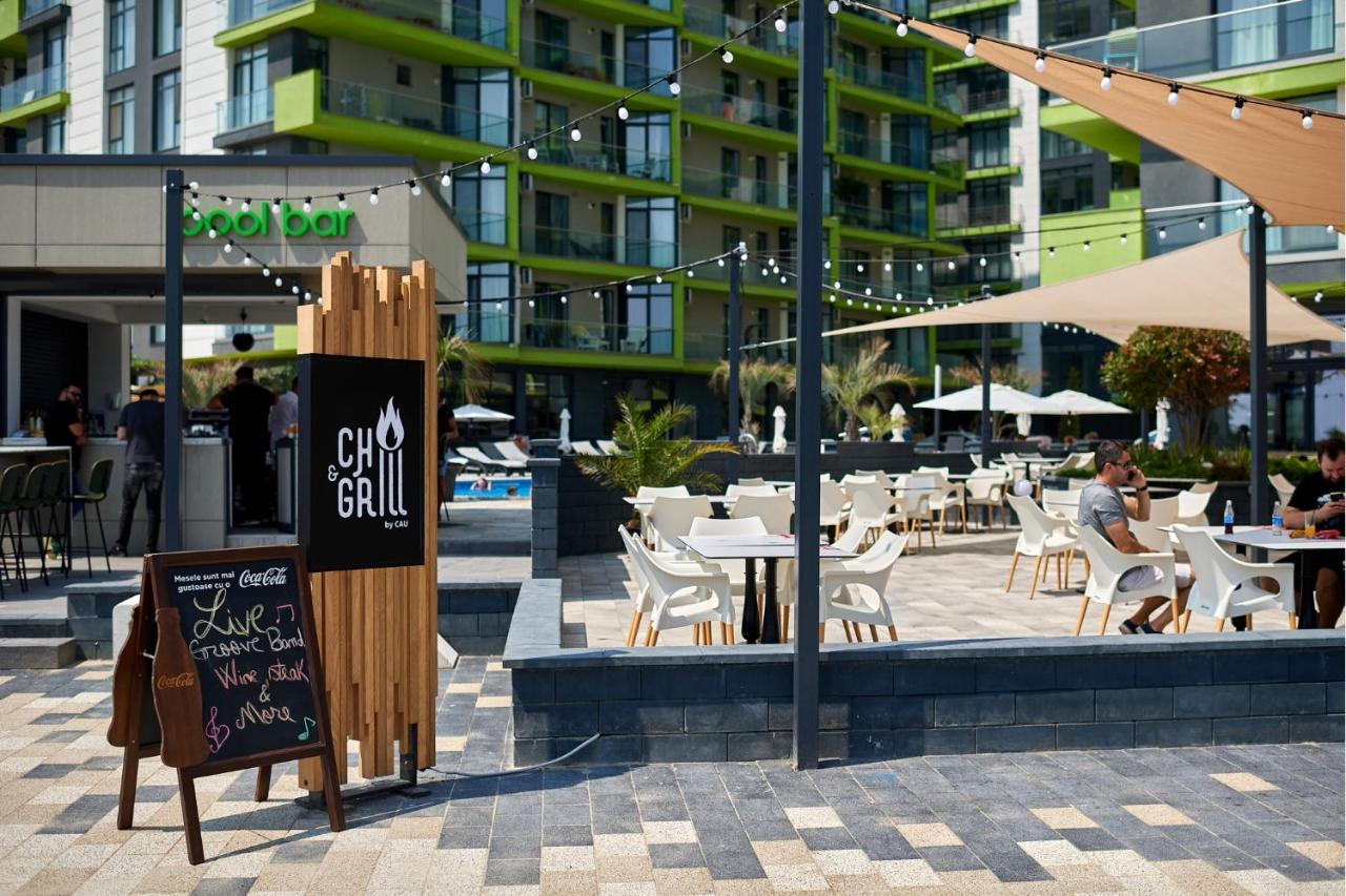Năvodari San Francisco Aparthotel Pool & Spa Mamaia Nord מראה חיצוני תמונה